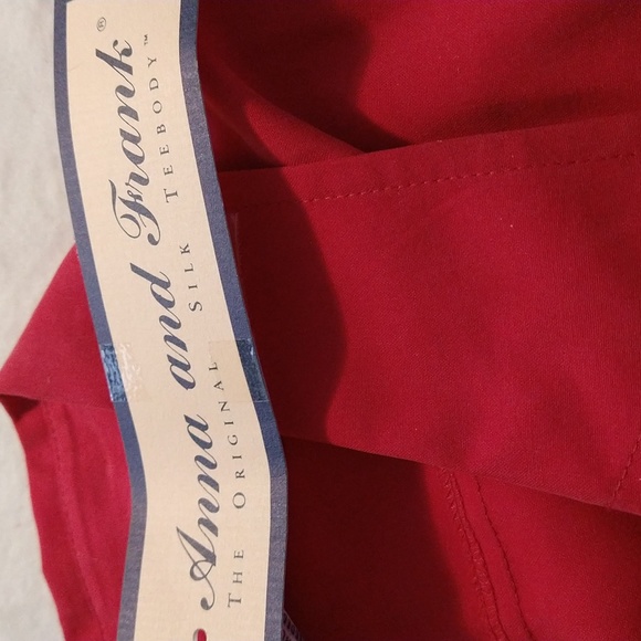 Anna&, Frank women's 100 percent silk BLOUSE and Gloria Vanderbilt JEANS - Picture 9 of 15